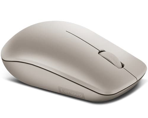Lenovo 530, Ambidekstriøs, Optisk, RF kabel-fri, 1200 DPI, Almond, Beige