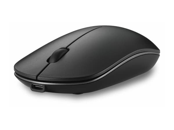 Kensington MY430 EQ - Mus - ladbar - høyre- og venstrehåndet - 3 knapper - trådløs - 2.4 GHz, Bluetooth 5.0 - USB trådløs mottaker - brun boks Sort
