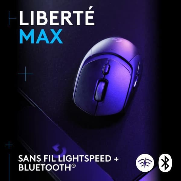 Spelmus - Trådlös - Logitech G - G309 - Svart