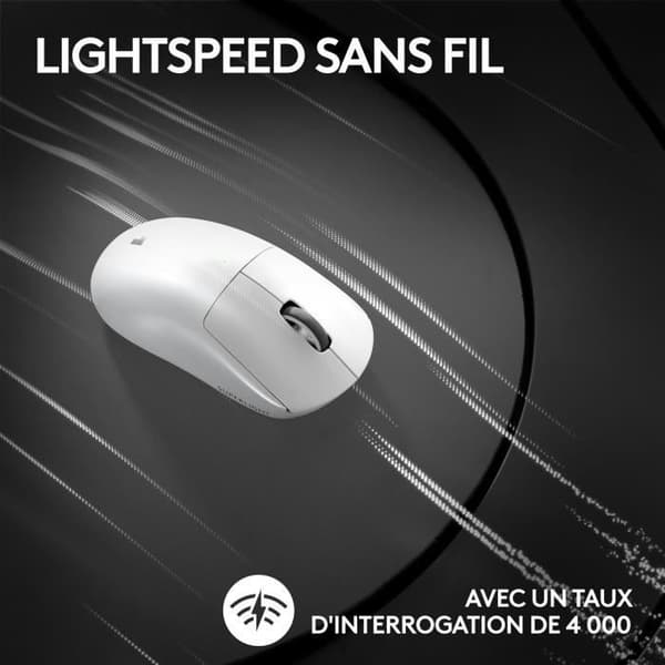 Logitech G PRO X SUPERLIGHT 2 LIGHTSPEED trådlös spelmus, lätt - Vit