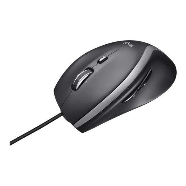 Trådad mus - Logitech - M500s - Ultra-snabb rullning - 7 anpassningsbara knappar - Grå