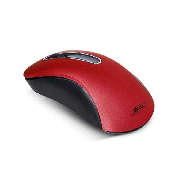 Mus ADVANCE Shape 3D S-3DW-BK trådlös optisk 3 knappar 1600 DPI PC röd