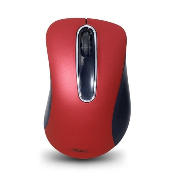 Mus ADVANCE Shape 3D S-3DW-BK trådlös optisk 3 knappar 1600 DPI PC röd