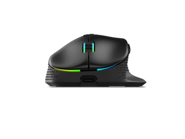XPG ALPHA WIRELESS, högerhand, Optisk, RF Wireless + Bluetooth + USB Type-C, 16000 DPI, Svart