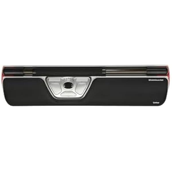 Ergonomisk Mus - KONTOUR - RollerMouse - Trådbunden - Ambidexter - Programmerbar Svart, Silver