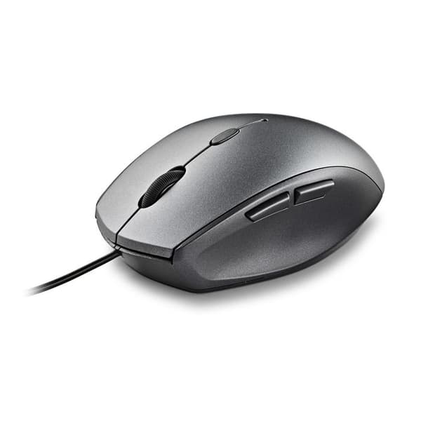 NGS MOTH GREY: Ergonomisk mus med tysta knappar. Högerhänt. DPI: 800/1200/1600. Grå. Grå