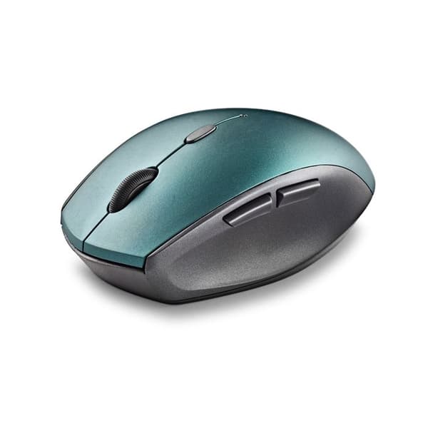 NGS BEE BLUE: Ergonomisk trådlös mus med tysta knappar. Justerbar DPI: 800/1200/1600. Högerhänt. Plug &amp; Play. Färg Blå