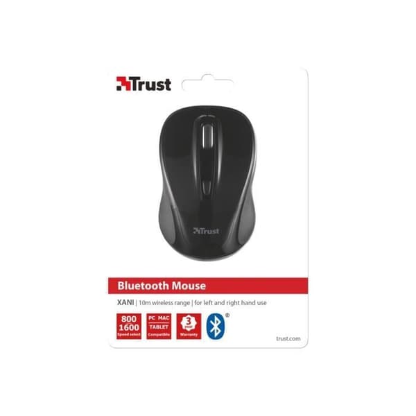 TRUST XANI Bluetooth Optisk Mus - Svart