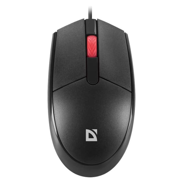 MOUSE DEFENDER DELTA MM-523 SVART OPTISK