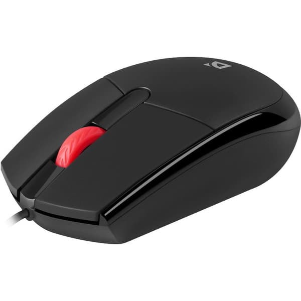 MOUSE DEFENDER DELTA MM-523 SVART OPTISK