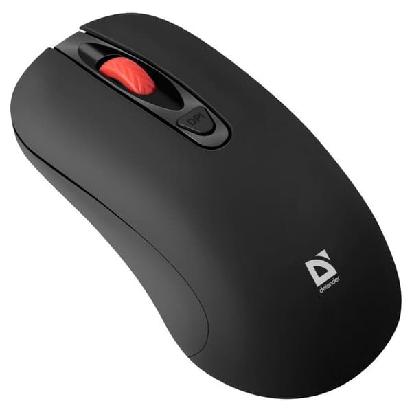 MOUSE DEFENDER NEXUS MS-195 RF TYST SVART
