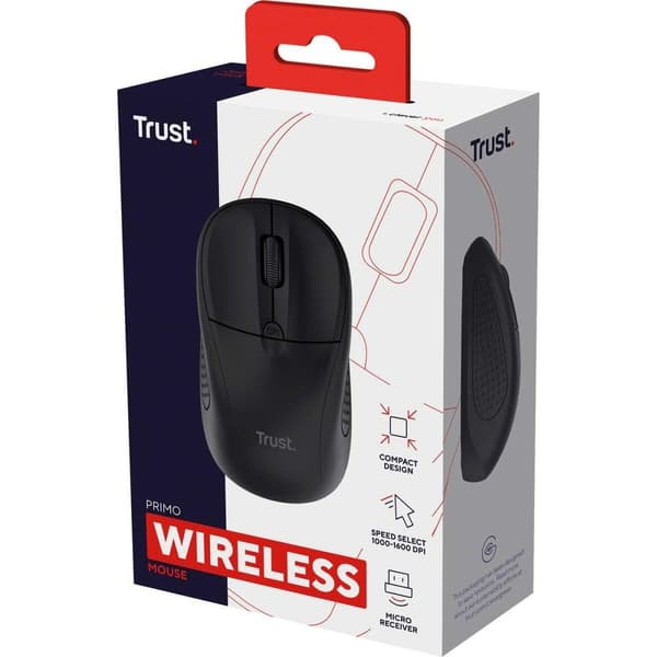 Mus Trust 24794 Sort 1600 dpi
