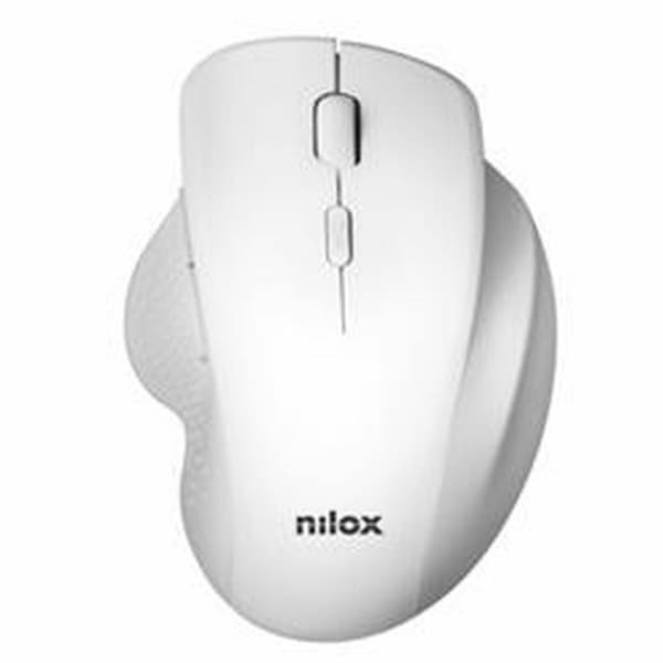 Trådløs mus Nilox ERGO 3200 DPI Hvid