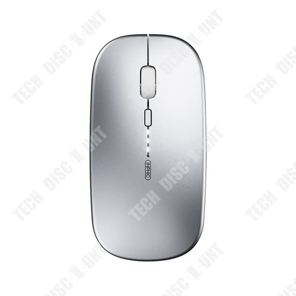 Trådlös mus 2.4G Bluetooth Dual Mode-mus Tyst ljusavgivande Uppladdningsbar trådlös mus Laptop Kontorsspelmus