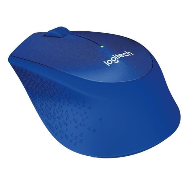 LOGITECH M330 Silent Plus Silent Mouse - Trådlös - Blå