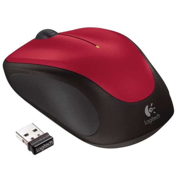 Mus - Trådlös - Logitech - M235 - Röd