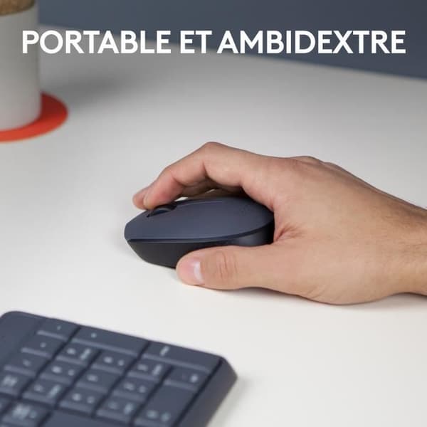Mus - Trådlös - Logitech - M170 - Ambidextrous - Grå