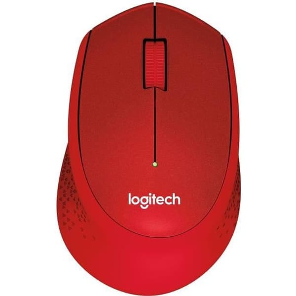 LOGITECH M330 Silent Plus Silent Mouse - Trådlös - Röd