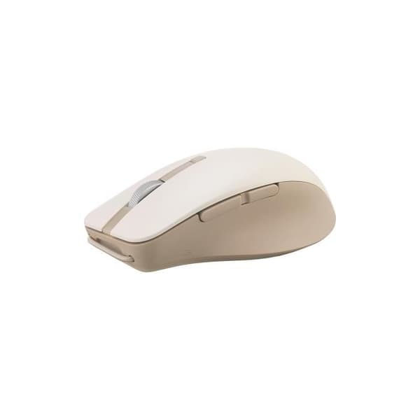 Trådlös mus - Asus - MD200 Silent Plus - 4200 Dpi - 6 programmerbara knappar - Havremjölk
