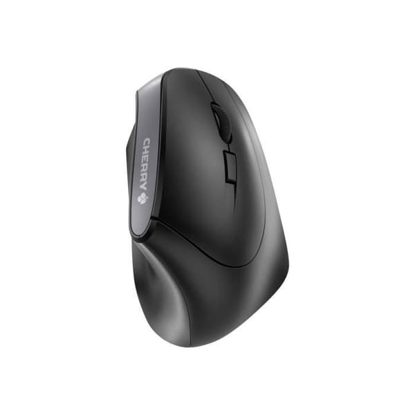 CHERRY MW 4500 vertikal mus - Ergonomisk - Trådlös - 6 knappar - Infraröd Svart