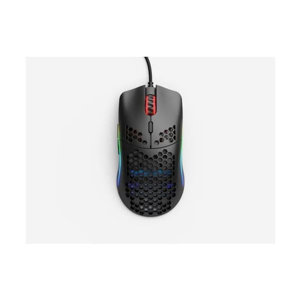 Souris gaming - Glorious - Modell O- Minus - Svart Glänsande - Trådad - 12000 dpi - 6 knappar Svart