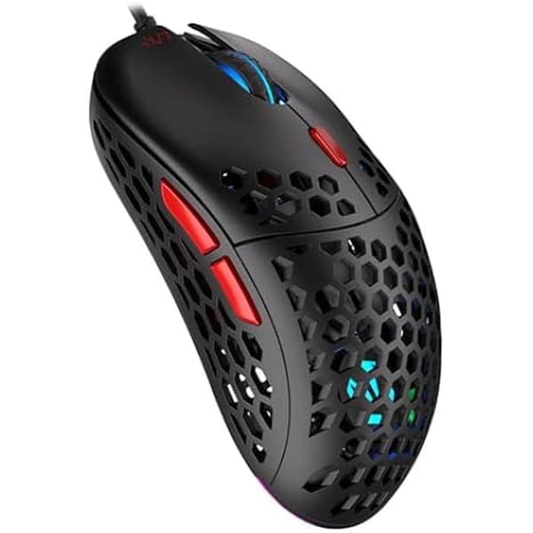 Gamingmus - ENDORFY - LIX Plus - 19 000 DPI - RGB-belysning - Ultralätt 59 g Svart