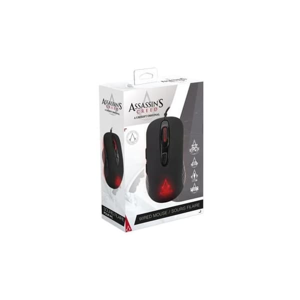 Assassin's Creed - Trådbunden Gaming Mus 3600 DPI - Svart