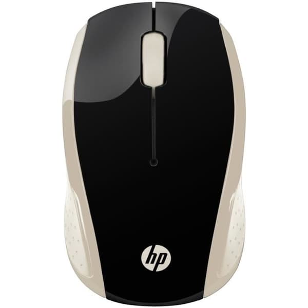 HP 200 trådlös mus - svart och guld