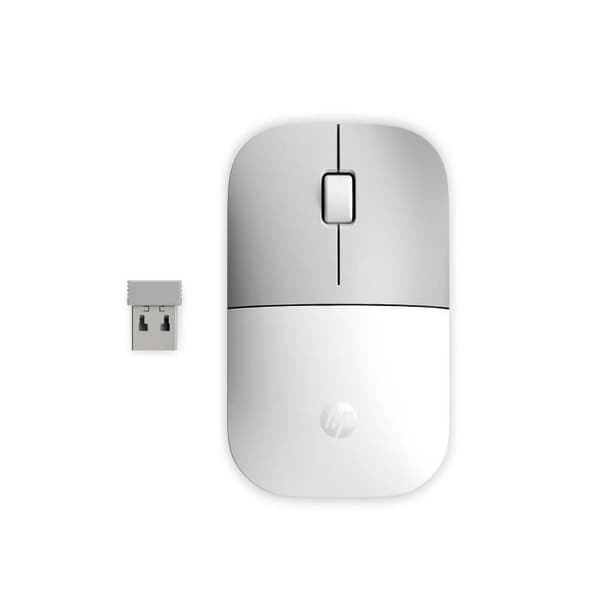 HP Z3700 trådlös mus - Vit Silver, Vit