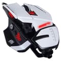 Miniatyrbild 1 av 2: Madcatz RAT 6+ Vitspelarmus med kabel, anpassningsbar - 11 knappar - LED RGB - 12000 DPI - Pixart PMW3360