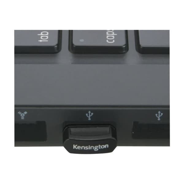 Kensington Pro Fit mellanstor högerhänt mus Optisk trådlös 2,4 GHz USB trådlös mottagare Svart Svart