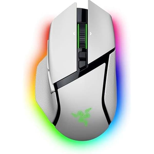 Gaming Mouse - RAZER - Basilisk V3 Pro - 35K DPI - Chroma RGB-belysning - Trådlös Vit