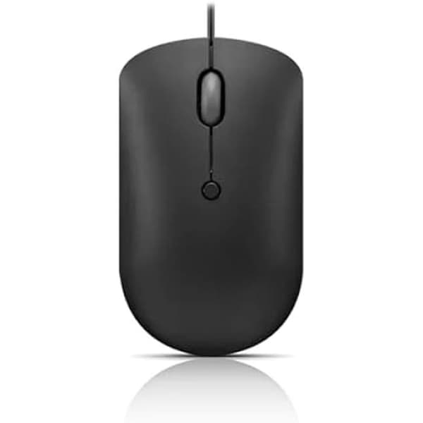 Mus - LENOVO - 400 - Kabelansluten - USB-C - Kompakt och ambidextrous Svart