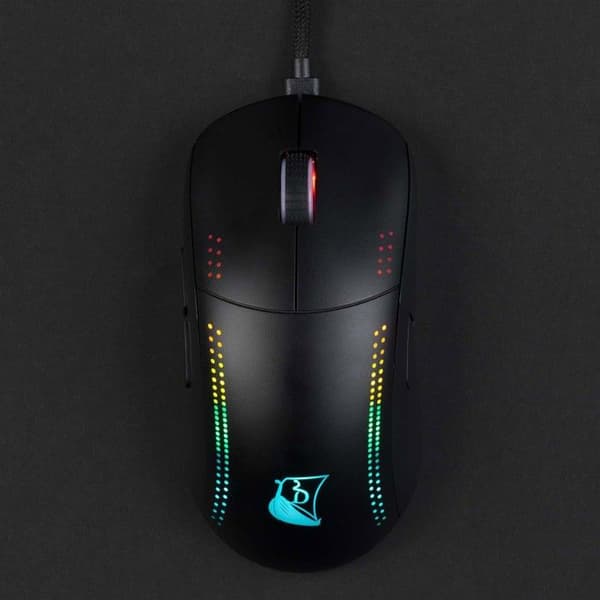 Gamingmus - Drakkar - Asgar - Trådlös - Lätt - RGB LED-belysning