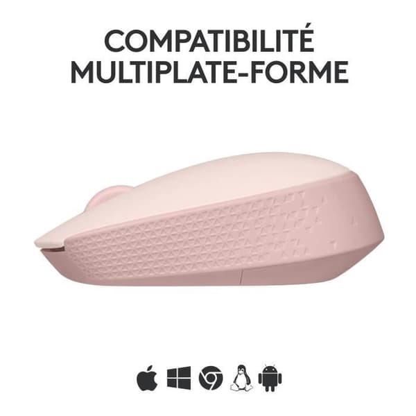 Mus - Trådlös - Logitech - M171 - Ambidextrous - Rosa
