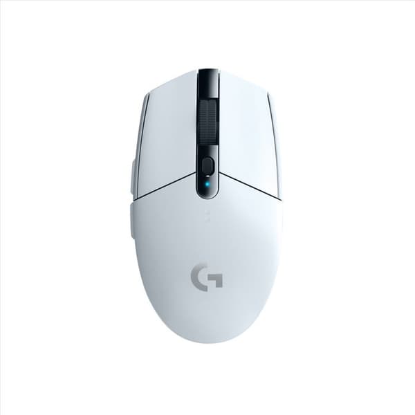 Logitech G305 trådlös mus - Optisk - RF trådlös - 12000 DPI - 400 ips - Vit