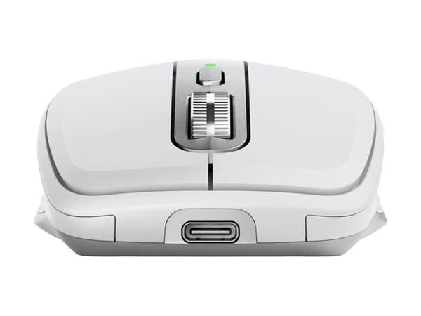 Mus - Logitech - MX Anywhere 3S - Bluetooth - 8000 PPP - USB-C - Ljusgrå