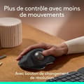 Miniatyrbild 2 av 6: Ergonomisk mus - trådlös - Logitech - MX ERGO S - Grafit