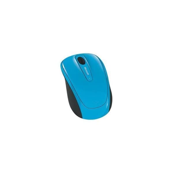 MICROSOFT Mobile Mouse 3500 - Optisk mus - 3 knappar - Trådlös - USB-mottagare - Cyanblå