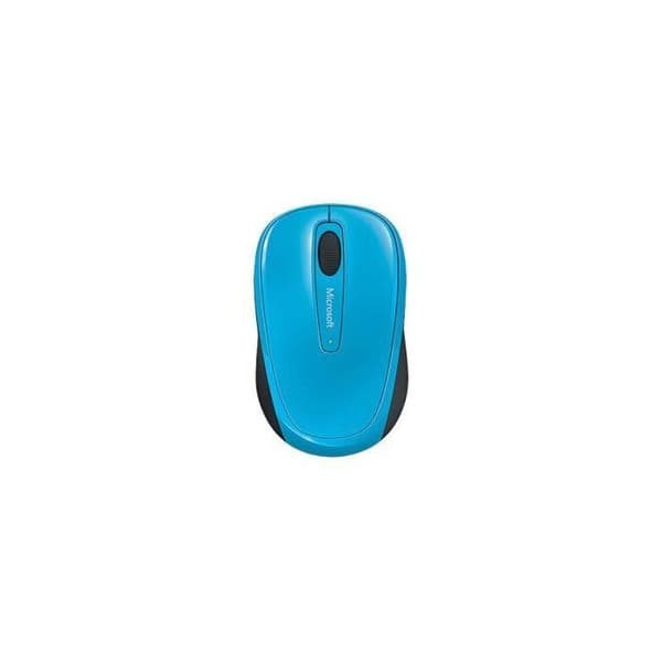 MICROSOFT Mobile Mouse 3500 - Optisk mus - 3 knappar - Trådlös - USB-mottagare - Cyanblå