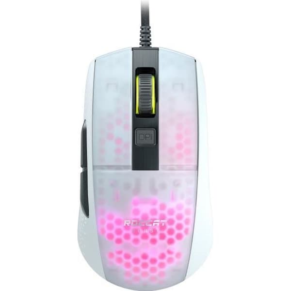 ROCCAT BURST PRO Gaming Mus - Vit Vit