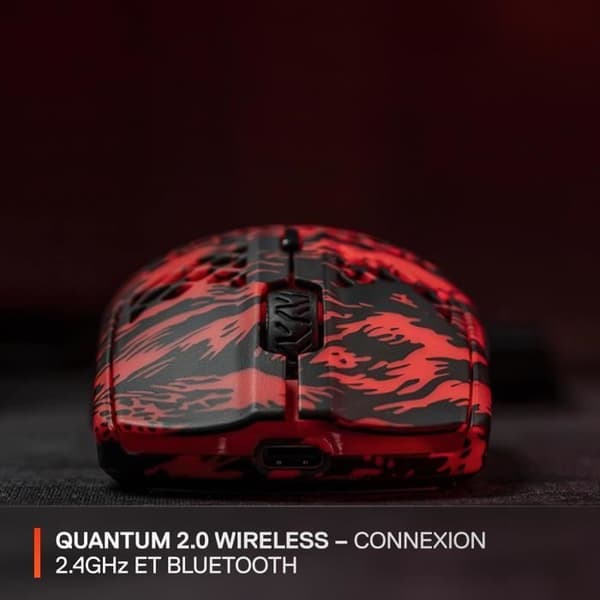 Souris Gaming - STEELSERIES - Aerox 3 Wireless - FaZe Clan Edition - 18K DPI - Ultralätt - RGB PrismSync