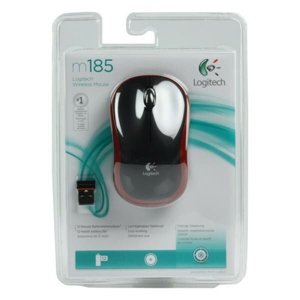 Trådlös optisk mus Logitech 910-002237 1000 dpi Röd