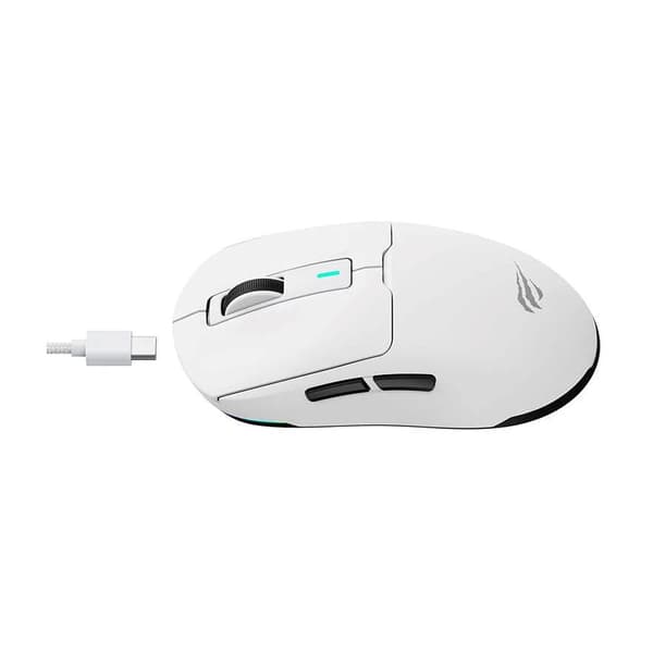 Havit MS969WB spelmus (vit och svart)