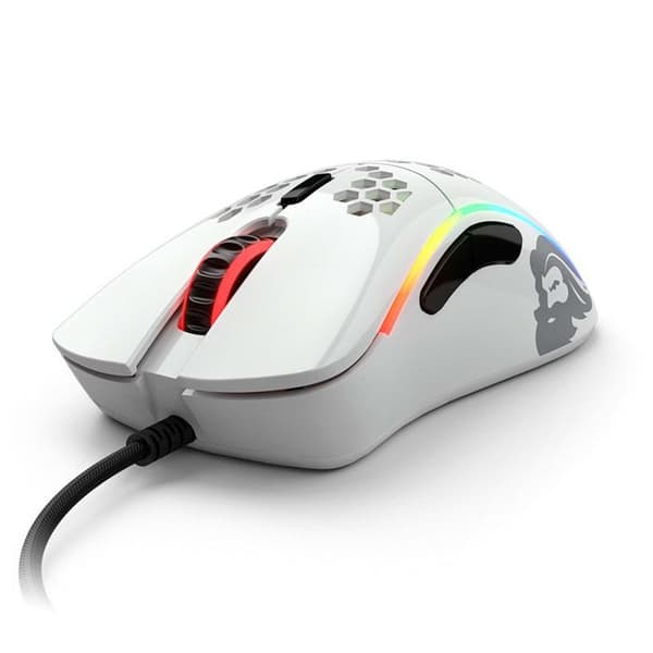 Souris Gaming - Glorious PC Gaming Race - Modell D - Vit - Trådad - Optisk