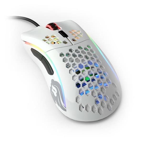 Souris Gaming - Glorious PC Gaming Race - Modell D - Vit - Trådad - Optisk
