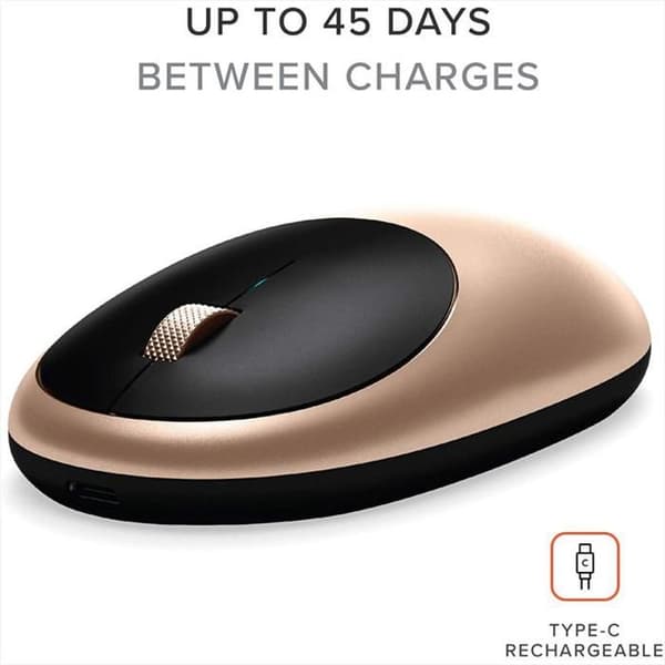 Trådlös Bluetooth-mus M1 med USB-C laddport