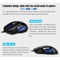Miniatyrbild 3 av 4: Souris dator Optisk Kabel Gamer LED Spel 7 Knappar Professionell Gaming Mus USB Hög Precision Justerbar + present