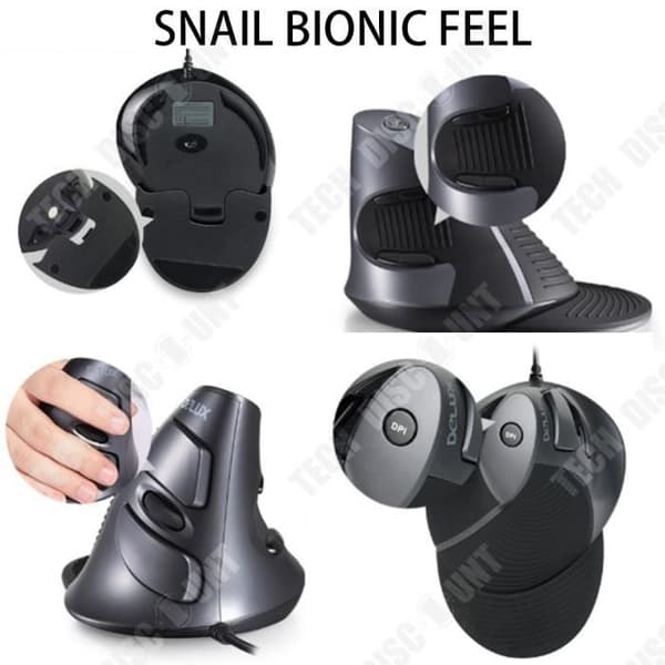 TD® USB trådbunden mus svart liten snabb kontorsdator Optisk Högupplöst precisionsknappar bärbara datorer PC ergonomisk ga