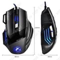 Miniatyrbild 4 av 4: TD® vertikal usb trådbunden optisk mus ergonomisk logitech gaming PC laptop högupplöst spårningstråd färg svart